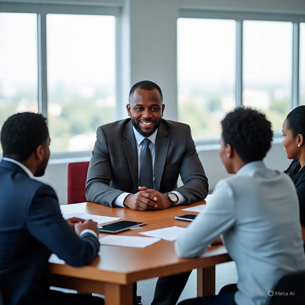 a business transaction between a man who (3)